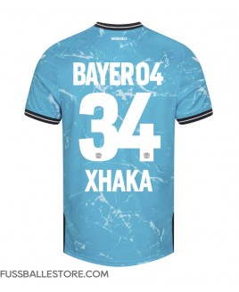 Günstige Bayer Leverkusen Granit Xhaka #34 3rd trikot 2023-24 Kurzarm